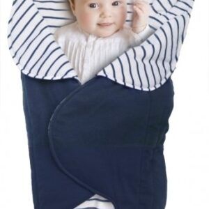 WallaBoo Baby Wrap Fleur mazuļu sedziņa krāsa Blue Striped