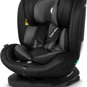 Lionelo Bastiaan I-Size autokrēsliņš bērniem 40-150cm krāsa Black Grey