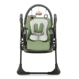 Kinderkraft Tummie barošanas krēsliņš 2in1 krāsa Green