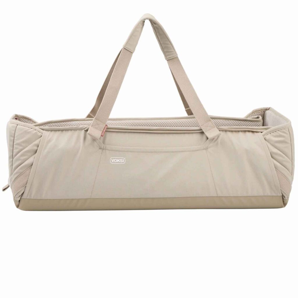 Voksi Carry Me mazuļu pārnēsāšanas soma krāsa Seashell Sand