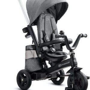 Kinderkraft Easytwist stumjamais trīsritenis bērniem 5in1 krāsa Platinum Grey