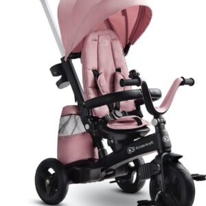 Kinderkraft Easytwist stumjamais trīsritenis bērniem 5in1 krāsa Mauvelous Pink