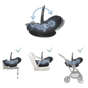 Maxi Cosi Pebble 360 PRO 2 autokrēsliņš mazuļiem 40-87cm