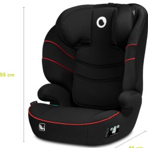 Lionelo Lars I-Size autokrēsliņš bērniem 100-150cm krāsa Sporty Black Red
