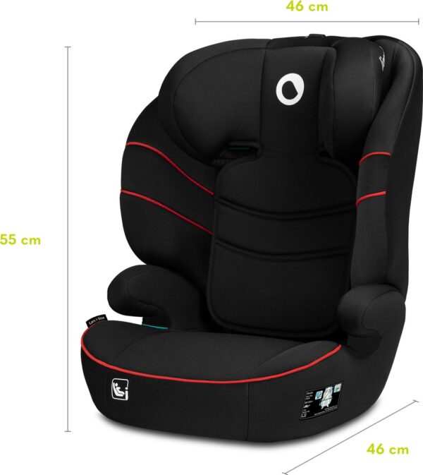 Autokreslini.lv | Lars I-Size autokrēsliņš bērniem 100-150cm krāsa Sporty Black Red bilde #33