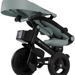 Kinderkraft Aveo 2 Plus salokāms stumjamais trīsritenis bērniem krāsa Green