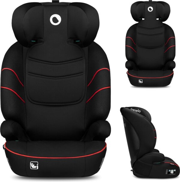 Autokreslini.lv | Lars I-Size autokrēsliņš bērniem 100-150cm krāsa Sporty Black Red bilde #13