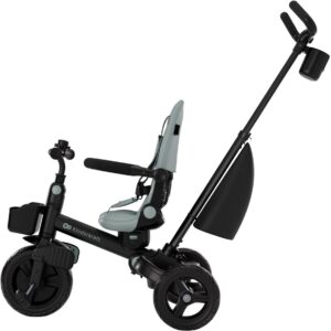 Kinderkraft Aveo 2 Plus salokāms stumjamais trīsritenis bērniem krāsa Green