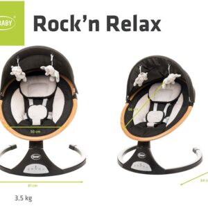 4Baby Rock’n Relax XXIV mazuļu šūpuļkrēsliņš