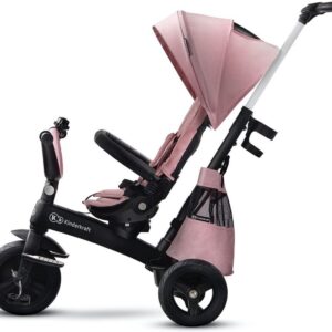 Kinderkraft Easytwist stumjamais trīsritenis bērniem 5in1 krāsa Mauvelous Pink
