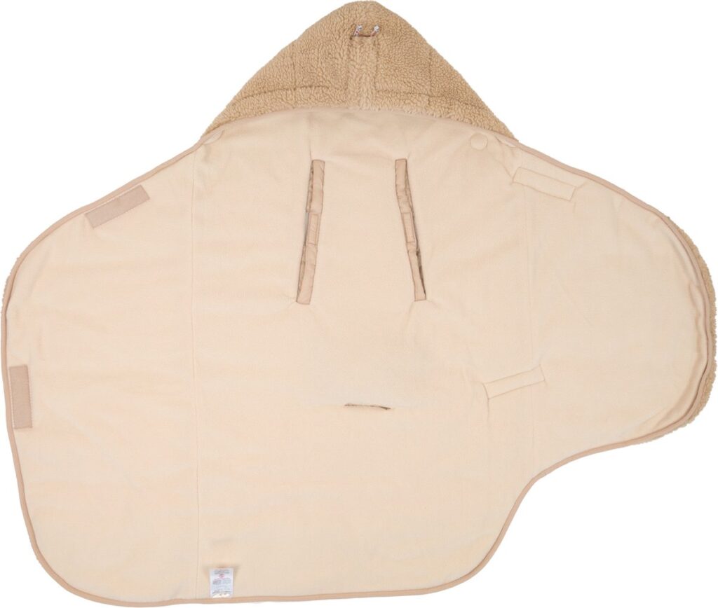 Lodger Wrapper mazuļu ietinamā sedziņa TEDDY krāsa BEIGE