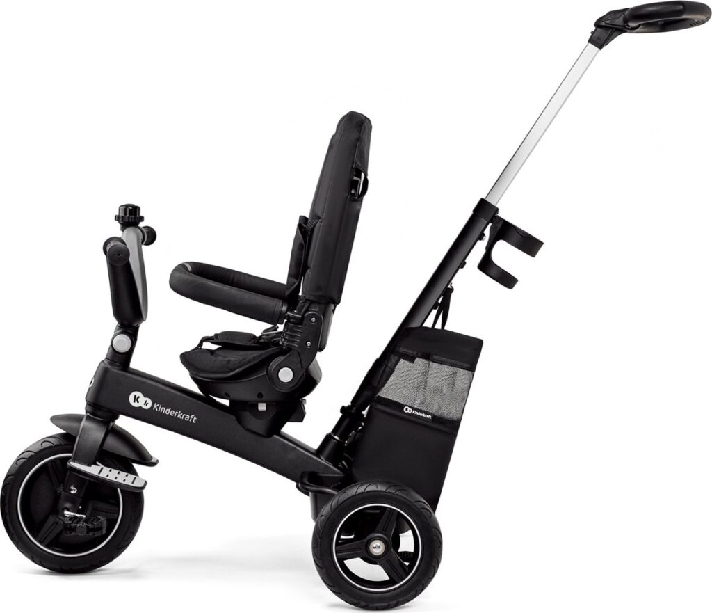 Kinderkraft Easytwist stumjamais trīsritenis bērniem 5in1 krāsa Black