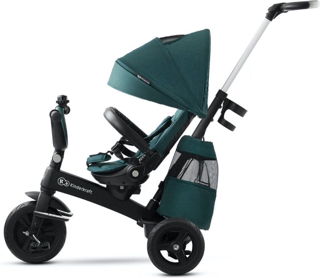 Kinderkraft Easytwist stumjamais trīsritenis bērniem 5in1 krāsa Green