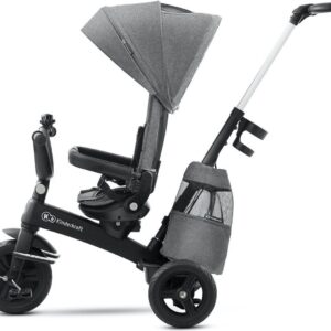 Kinderkraft Easytwist stumjamais trīsritenis bērniem 5in1 krāsa Platinum Grey