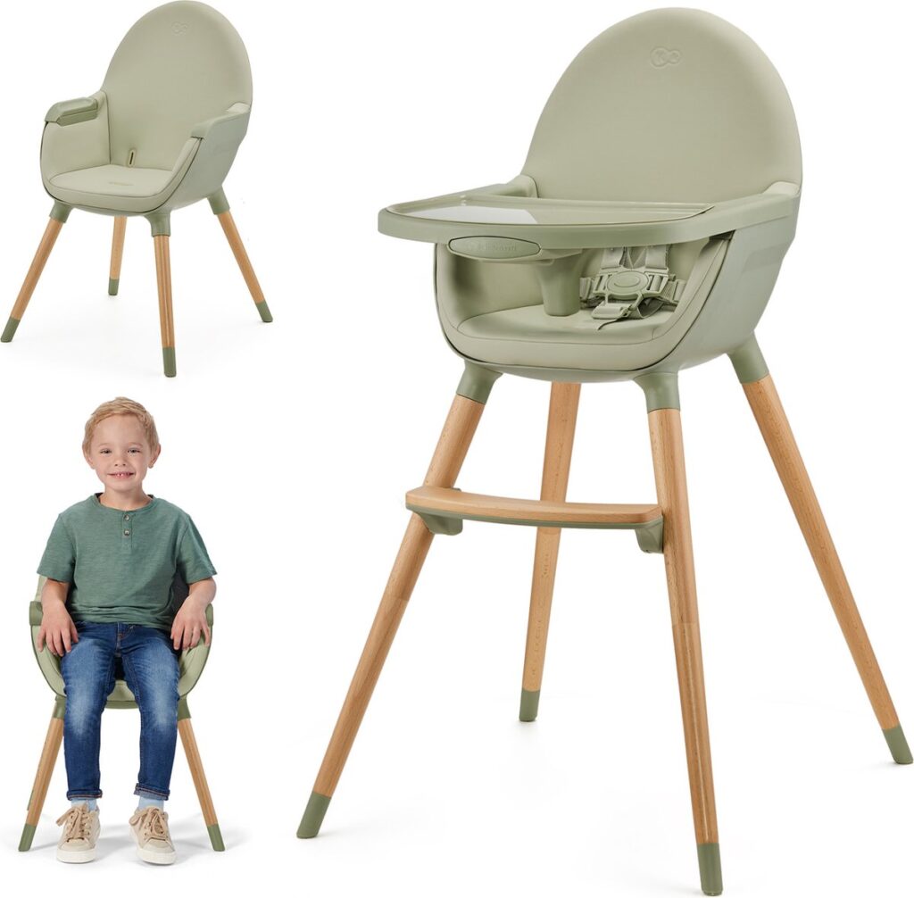Kinderkraft Fini 2 barošanas krēsls bērniem krāsa Green