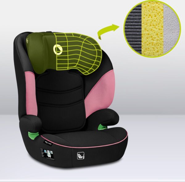 Autokreslini.lv | Lars I-Size autokrēsliņš bērniem 100-150cm krāsa Pink Baby bilde #15
