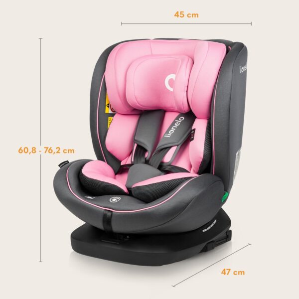 Autokreslini.lv | Bastiaan I-Size autokrēsliņš bērniem 40-150cm krāsa Pink Baby bilde #41
