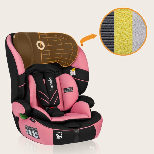 Autokreslini.lv | Levi One I-Size autokrēsliņš 76-150cm krāsa Pink Rose bilde #21