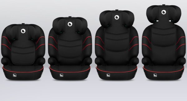 Autokreslini.lv | Lars I-Size autokrēsliņš bērniem 100-150cm krāsa Sporty Black Red bilde #17