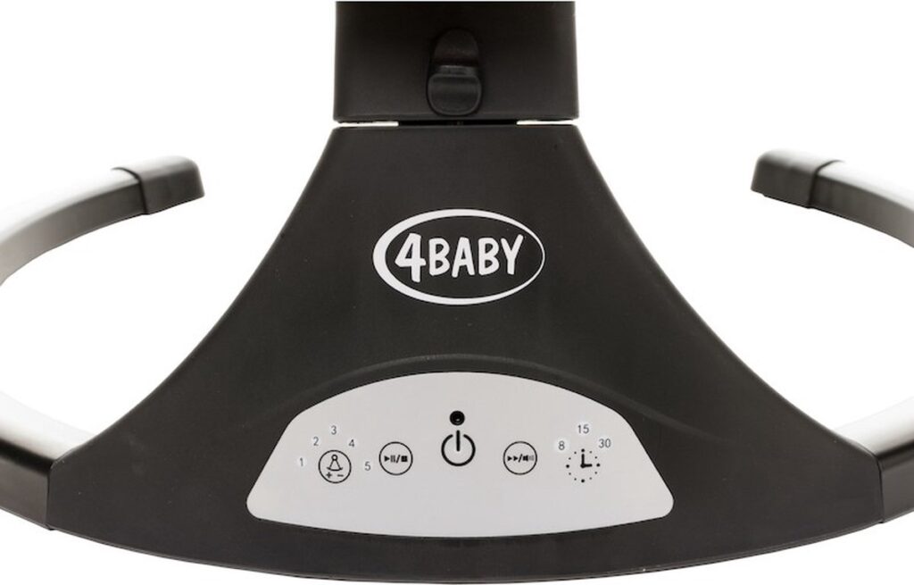 4Baby Rock’n Relax XXIV mazuļu šūpuļkrēsliņš krāsa Black
