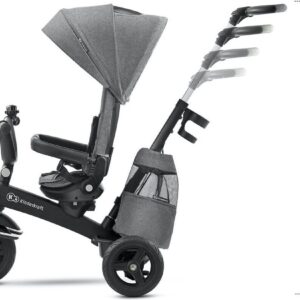 Kinderkraft Easytwist stumjamais trīsritenis bērniem 5in1 krāsa Platinum Grey