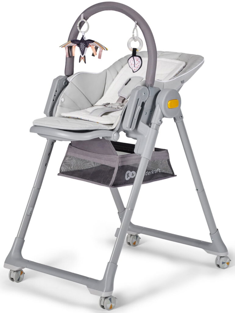 Kinderkraft Lastree barošanas krēsls 2in1 krāsa Grey