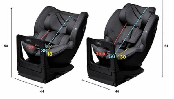 Autokreslini.lv | SpinKid autokrēsliņš 40-105cm krāsa Tar bilde #13