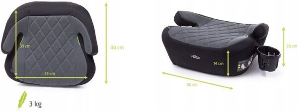 Autokreslini.lv | Hi-Fix CUP auto paliktnis bērniem 125-150cm krāsa Grey bilde #13