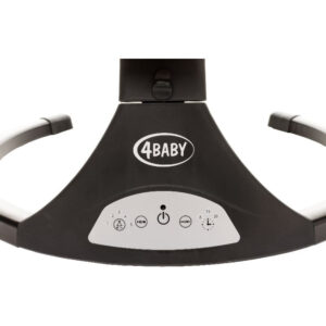 4Baby Rock’n Relax XXIV mazuļu šūpuļkrēsliņš krāsa Black