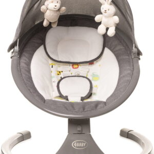 4Baby Rock’n Relax XXIII mazuļu šūpuļkrēsliņš krāsa Grey