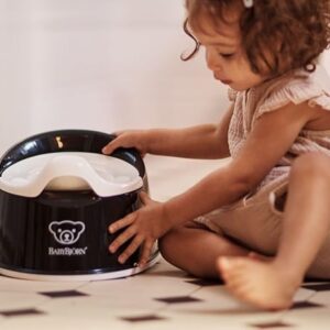 BabyBjorn Smart Potty bērnu podiņš krāsa Black/White