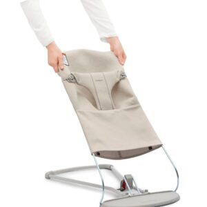 BabyBjorn Bouncer BLISS sēžamās daļas pārvalks krāsa Light Beige, 3D Jersey