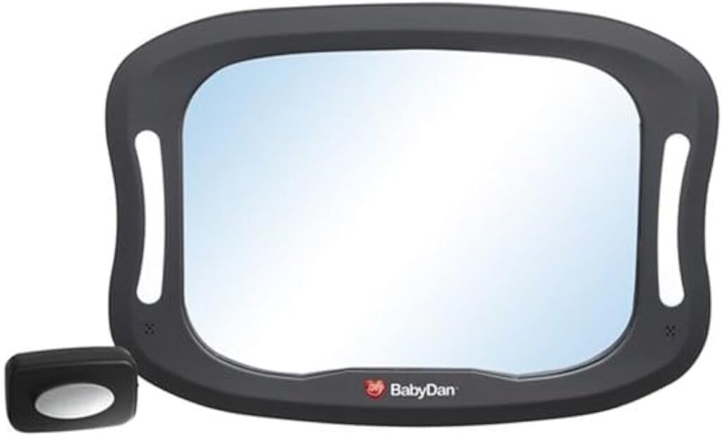 BabyDan Car Seat mirror with LED automašīnas atpakaļskata spogulis mazuļiem