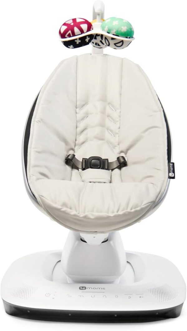 Autokreslini.lv | MamaRoo 5 mazuļu šūpolītes krāsa Classic Grey bilde #3