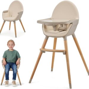 Kinderkraft Fini 2 barošanas krēsls bērniem krāsa Beige
