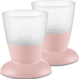 BabyBjorn mazuļu krūzītes 2gab. krāsa Powder Pink