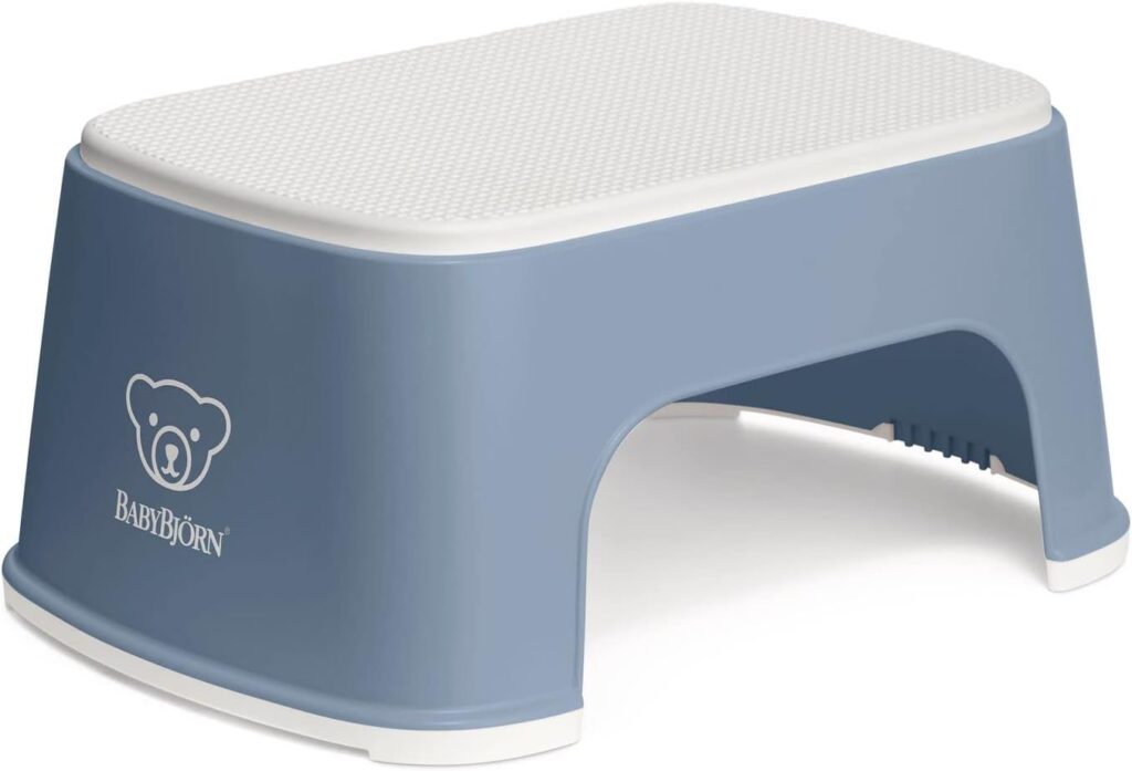 BabyBjorn Safe Step pakāpiens bērniem krāsa Deep Blue/White