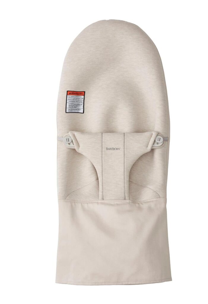 BabyBjorn Bouncer BLISS sēžamās daļas pārvalks krāsa Light Beige, 3D Jersey