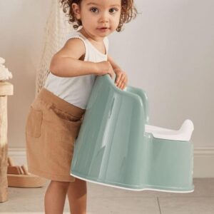 BabyBjorn Potty Chair bērnu podiņš ar atzveltni krāsa Deep Green/White