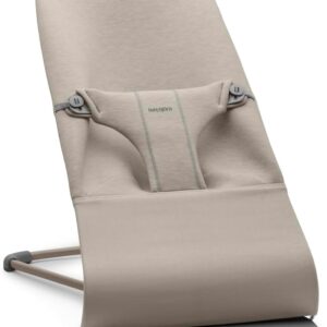 BabyBjorn BLISS šūpuļkrēsls mazuļiem 0-13kg krāsa Sand Grey, 3D Jersey