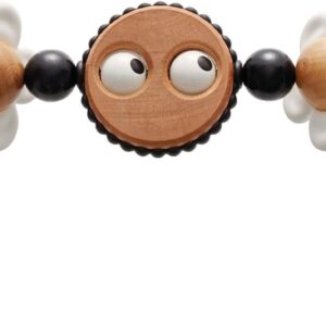 BabyBjorn Wooden Toy For Bouncer koka rotaļlieta šūpuļkrēsliņam Googly Eyes Black&White