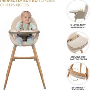 Kinderkraft Fini 2 barošanas krēsls bērniem krāsa Beige