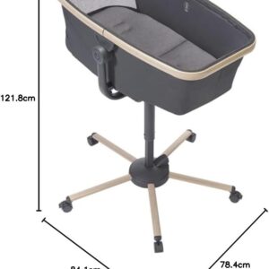 Maxi Cosi ALBA All in1 gultiņa un barošanas krēsls krāsa BEYOND GRAPHITE