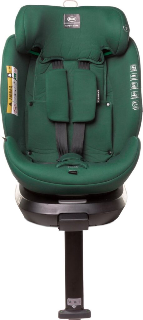 4Baby Enzo-Fix autokrēsliņš bērniem 40-150cm krāsa Dark Green