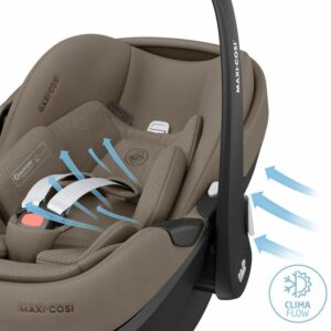Maxi Cosi Pebble 360 PRO 2 autokrēsliņš mazuļiem 40-87cm krāsa TWILLIC TRUFFLE