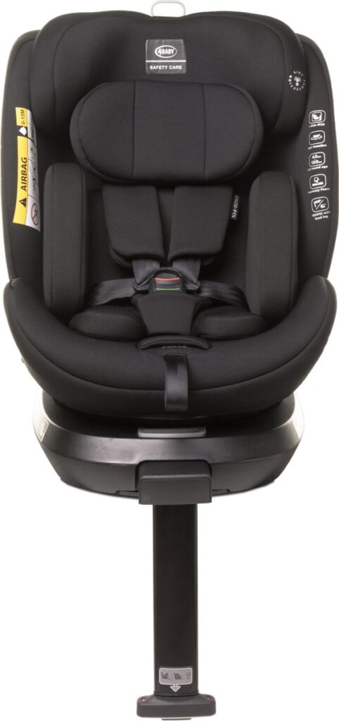 4Baby Enzo-Fix autokrēsliņš bērniem 40-150cm krāsa Black