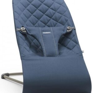 BabyBjorn BLISS šūpuļkrēsls mazuļiem 0-13kg krāsa Midnight Blue, COTTON Classic Quilt