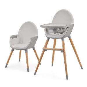 Kinderkraft Fini 2 barošanas krēsls bērniem krāsa Grey