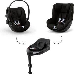 Cybex Cloud G3 I-Size autokrēsliņš mazuļiem 40-87cm krāsa Magic Black