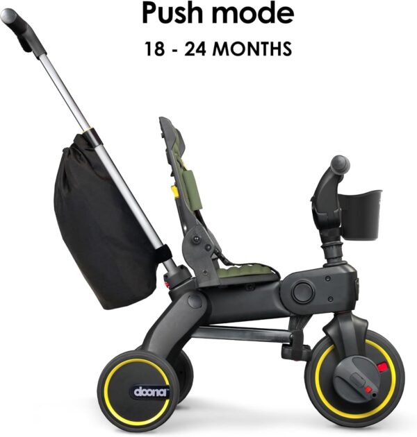 Autokreslini.lv | Liki Trike S3 stumjamais bērnu trīsritenis krāsa Slate Green/ Forest Grey bilde #9